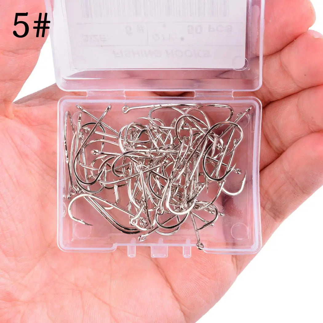 HookUpCo. Barbed Fishing Hooks Set for Carp - HookUpCo.