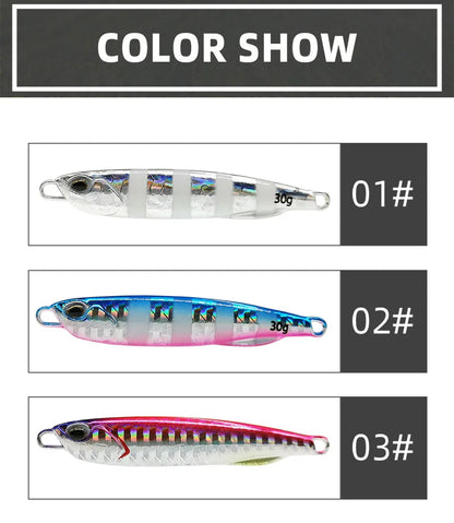 HookUpCo. Metal Cast Jig Spoon for Sea Bass - HookUpCo.