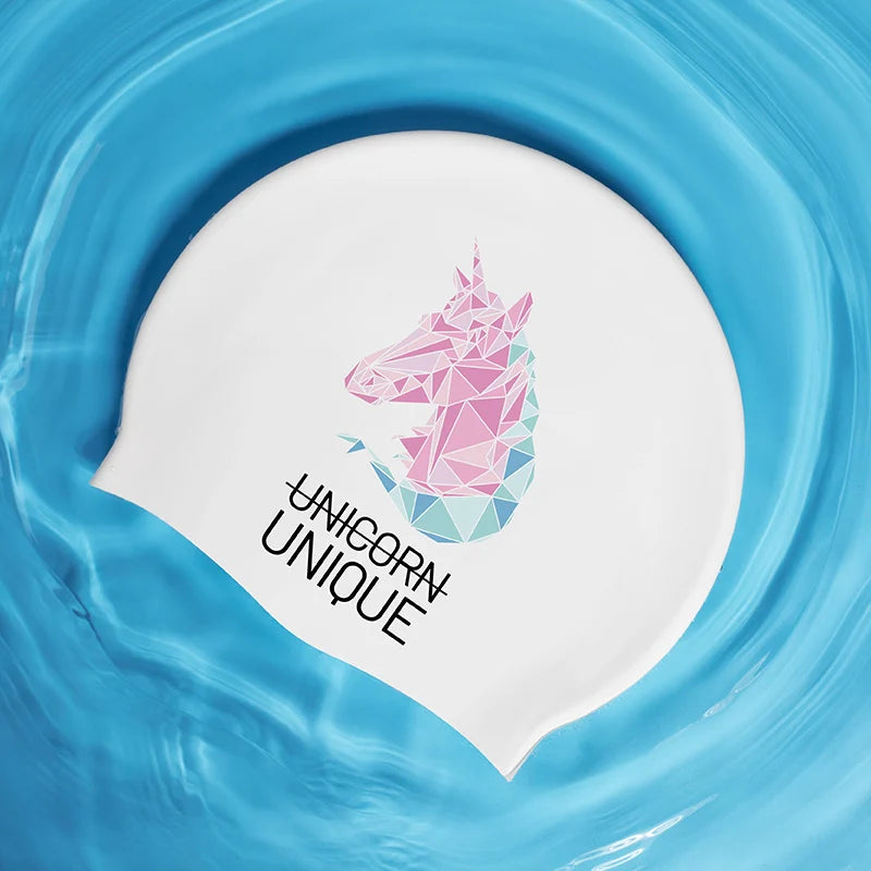 HookUpCo. Waterproof Swim Cap for Long Hair