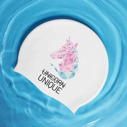 HookUpCo. Waterproof Swim Cap for Long Hair