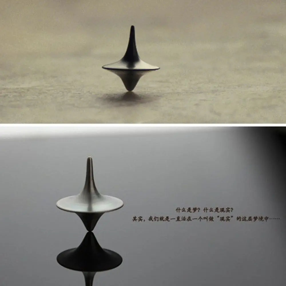 HookUpCo. Silver Metal Spinning Top Toy