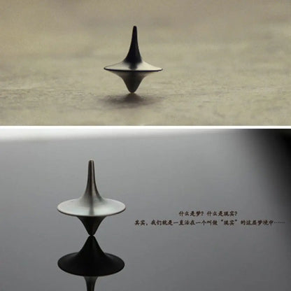 HookUpCo. Silver Metal Spinning Top Toy