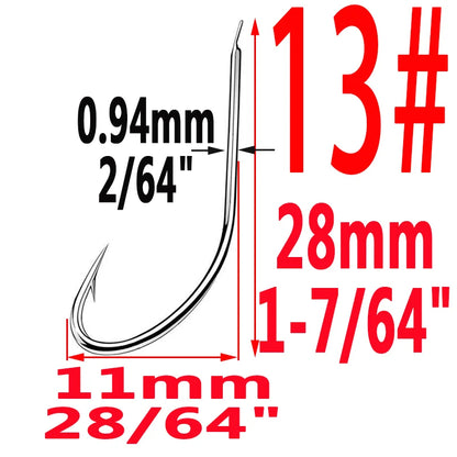HookUpCo. High-Carbon Steel Circle Fishing Hooks - HookUpCo.