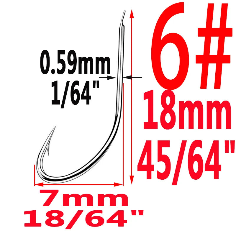 HookUpCo. High-Carbon Steel Circle Fishing Hooks - HookUpCo.