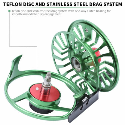 HookUpCo. Lightweight Machined Aluminium Fly Reel - HookUpCo.