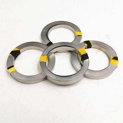 HookUpCo 18650 nickel plate battery strip roll bundle with yellow and black tape markers.