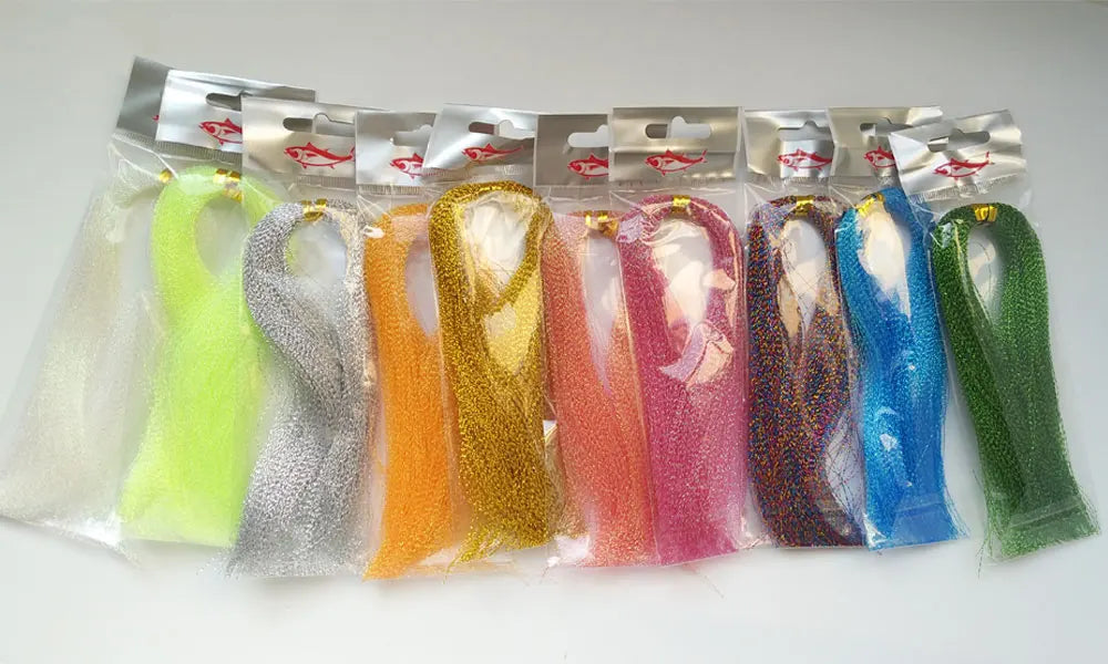 Holographic Twisted Flashabou for Lure Making - HookUpCo.
