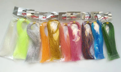 Holographic Twisted Flashabou for Lure Making - HookUpCo.