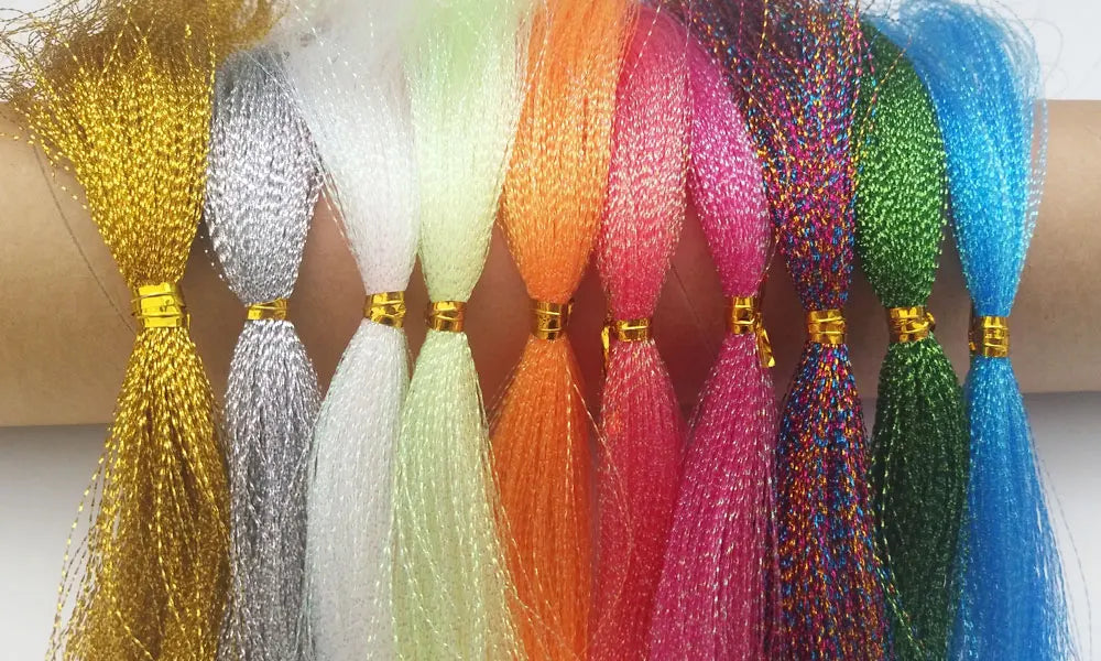 Holographic Twisted Flashabou for Lure Making - HookUpCo.