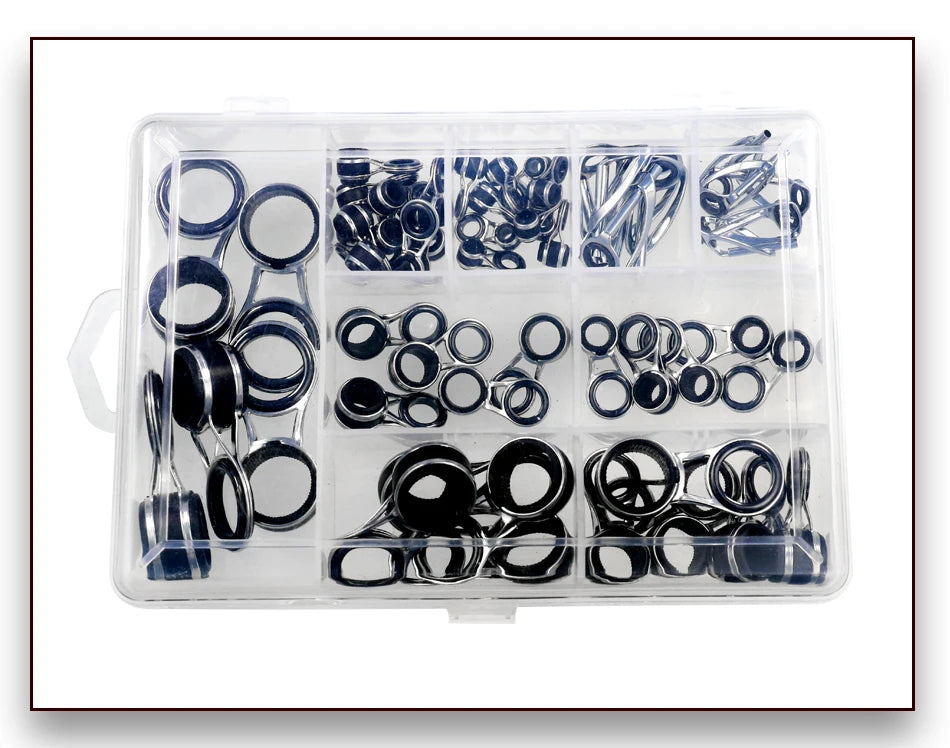 55-Piece Fishing Rod Guide Repair Kit - HookUpCo.