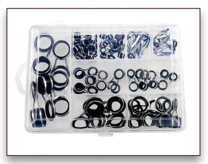 55-Piece Fishing Rod Guide Repair Kit - HookUpCo.