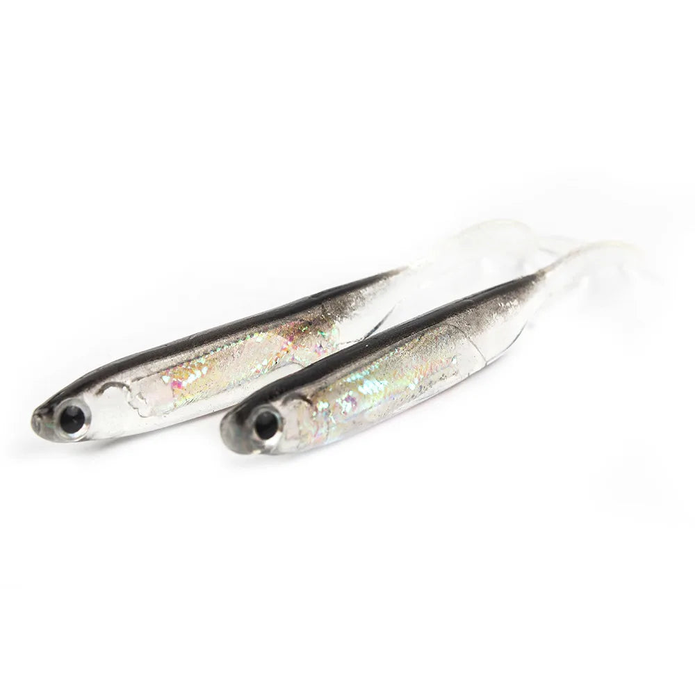 HookUpCo. Rainbow T Tail Fishing Lures - 5 Pack