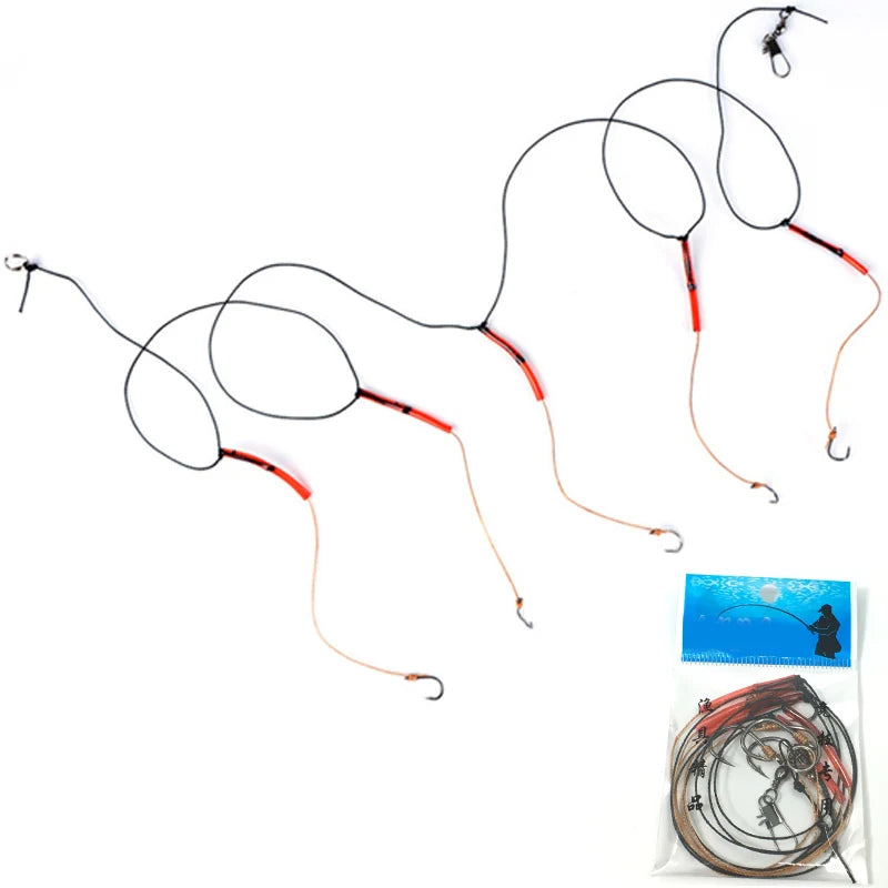 HookUpCo. Stainless Steel Fishing Hook Set, 5 Pieces - HookUpCo.