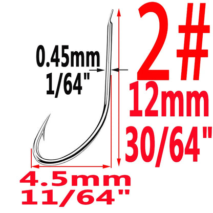 HookUpCo. High-Carbon Steel Circle Fishing Hooks - HookUpCo.