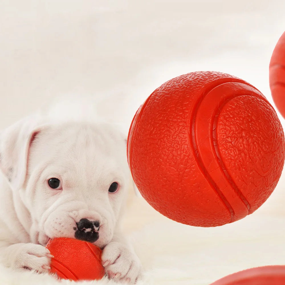 HookUpCo. Durable Rubber Dog Ball for Play