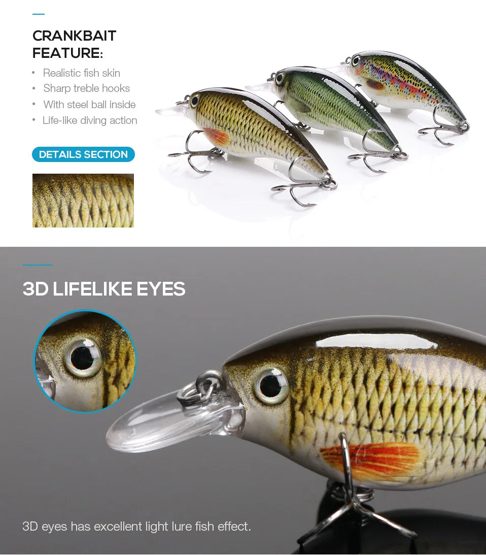 HookUpCo. Black Minnow Fishing Lure - HookUpCo.