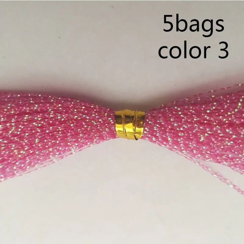 Holographic Twisted Flashabou for Lure Making - HookUpCo.