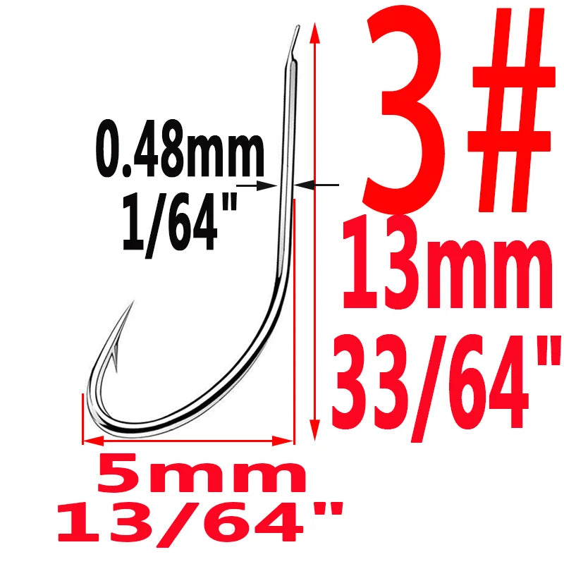 HookUpCo. High-Carbon Steel Circle Fishing Hooks - HookUpCo.
