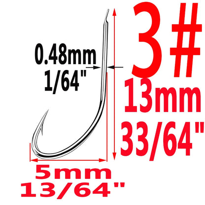 HookUpCo. High-Carbon Steel Circle Fishing Hooks - HookUpCo.
