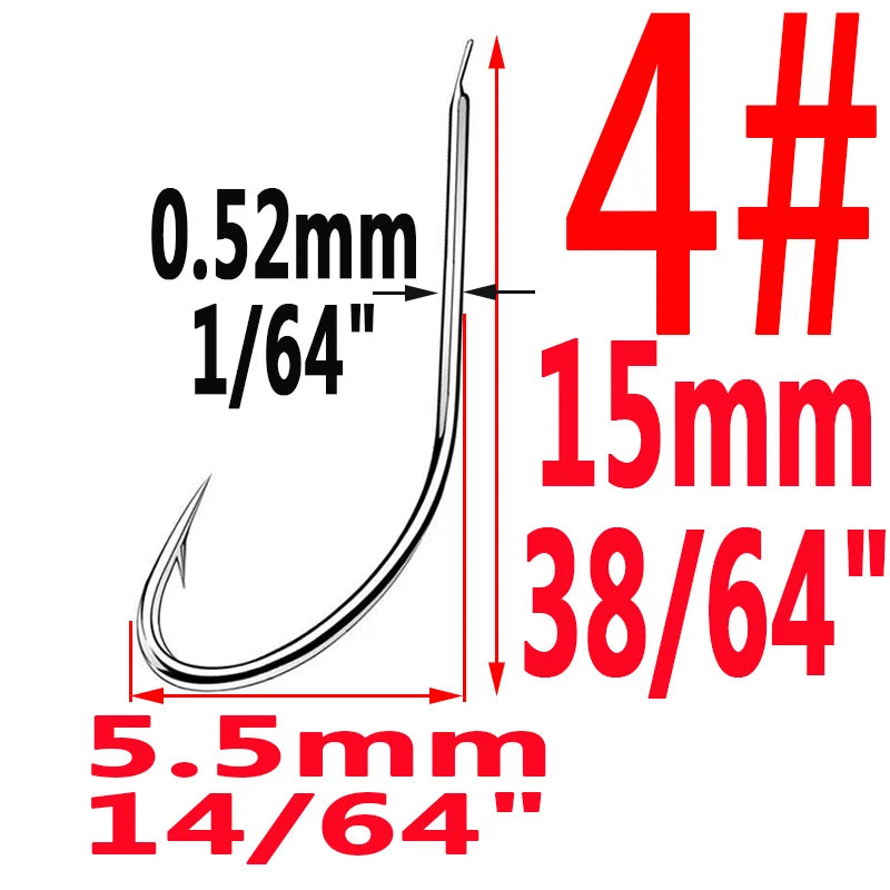 HookUpCo. High-Carbon Steel Circle Fishing Hooks - HookUpCo.