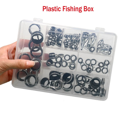 55-Piece Fishing Rod Guide Repair Kit - HookUpCo.