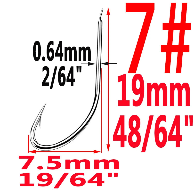 HookUpCo. High-Carbon Steel Circle Fishing Hooks - HookUpCo.