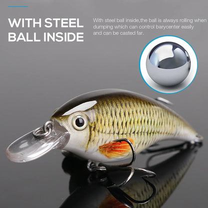 HookUpCo. Black Minnow Fishing Lure - HookUpCo.