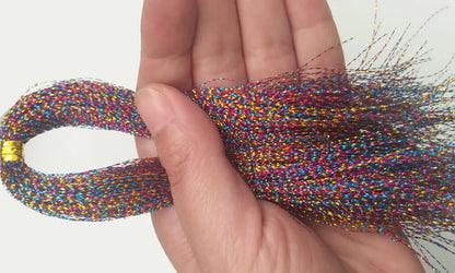 Holographic Twisted Flashabou for Lure Making - HookUpCo.