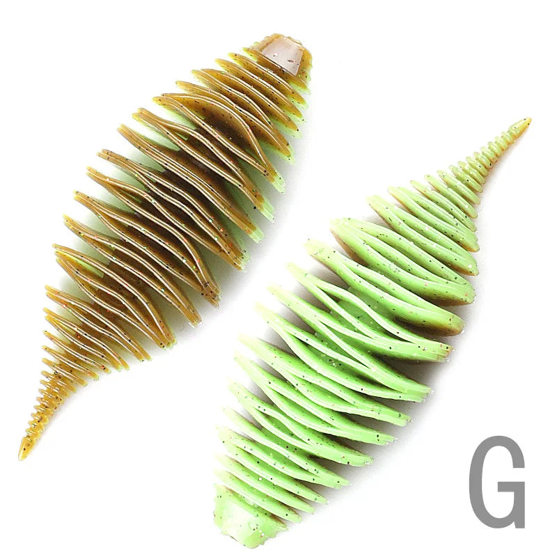 HookUpCo. Soft Lure Worms for Bass Fishing - HookUpCo.