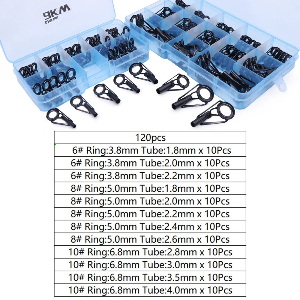Stainless Steel Fishing Rod Repair Kit 230Pcs