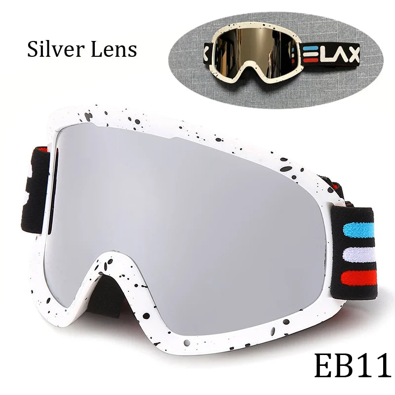 Double Layer Anti-Fog Ski Goggles for Clear Outdoor Vision