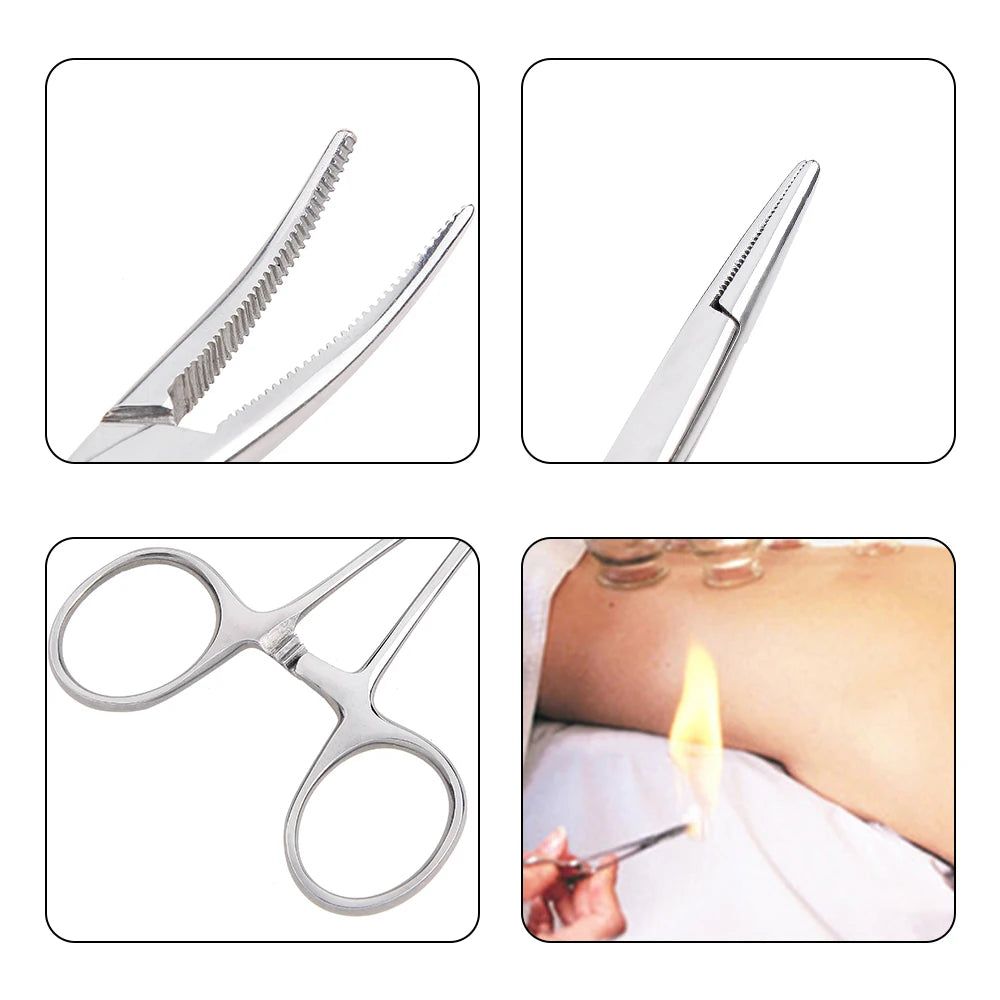Precision Hemostatic Forceps for Pet Grooming and Fishing