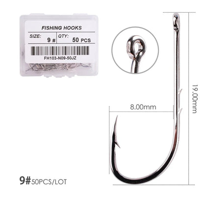 HookUpCo. Barbed Fishing Hooks Set for Carp - HookUpCo.