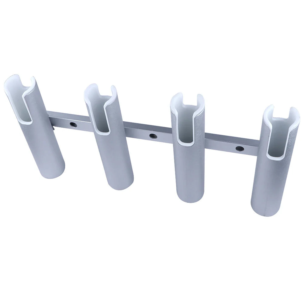HookUpCo. Aluminum Fishing Rod Holder with 4 Tubes - HookUpCo.