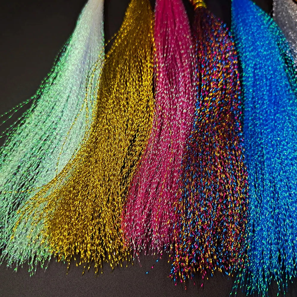 Holographic Twisted Flashabou for Lure Making - HookUpCo.