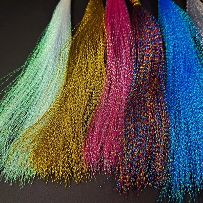 Holographic Twisted Flashabou for Lure Making - HookUpCo.