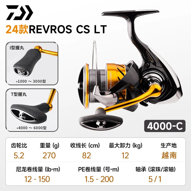 HookUpCo. DAIWA Revros LT Spinning Reel 6000