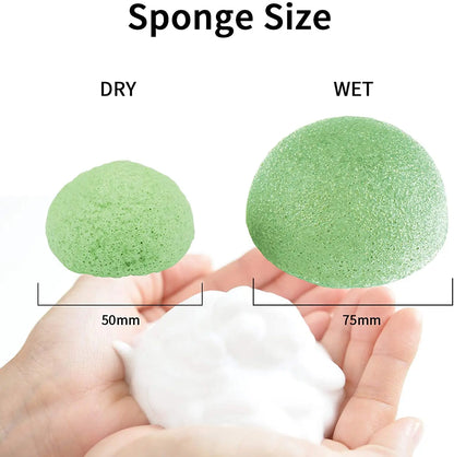 Natural Konjac Face Scrub Sponges