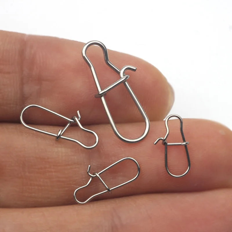 HookUpCo. 100pcs Stainless Steel Fishing Swivels - HookUpCo.