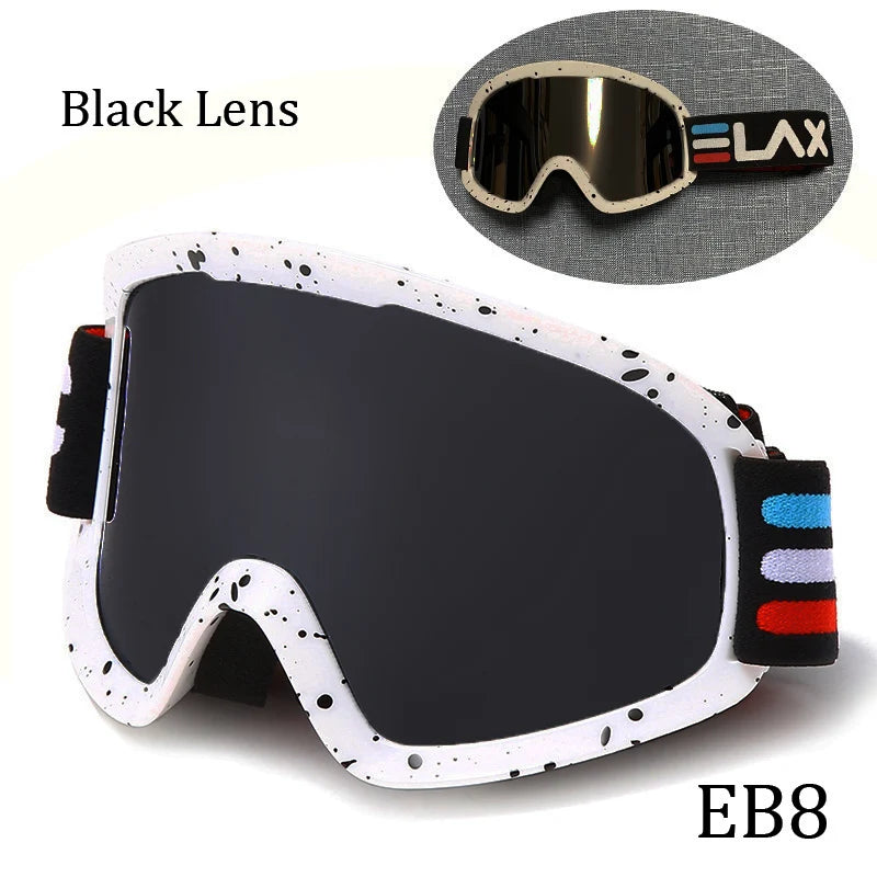 Double Layer Anti-Fog Ski Goggles for Clear Outdoor Vision