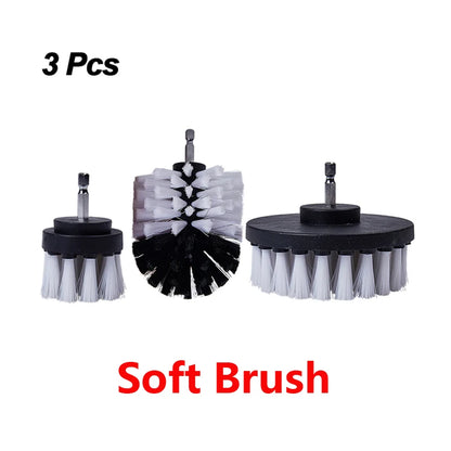 Electric Scrubber Brush Set - 3pcs
