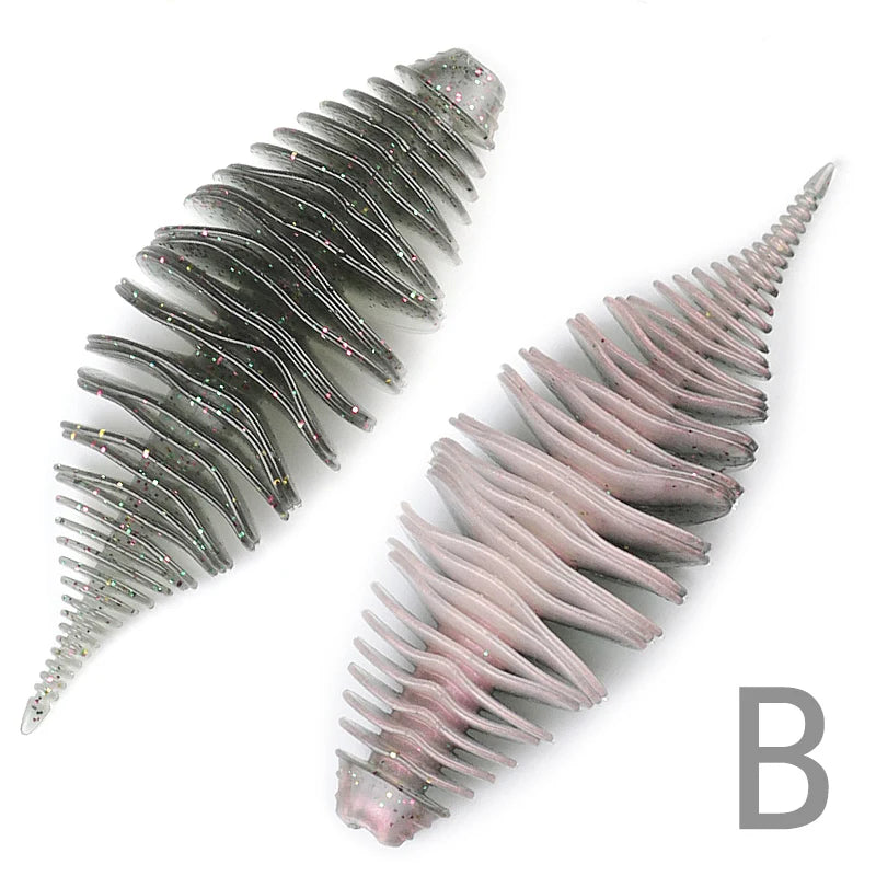 HookUpCo. Soft Lure Worms for Bass Fishing - HookUpCo.