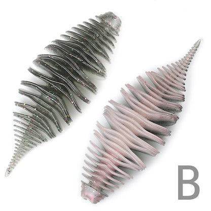 HookUpCo. Soft Lure Worms for Bass Fishing - HookUpCo.