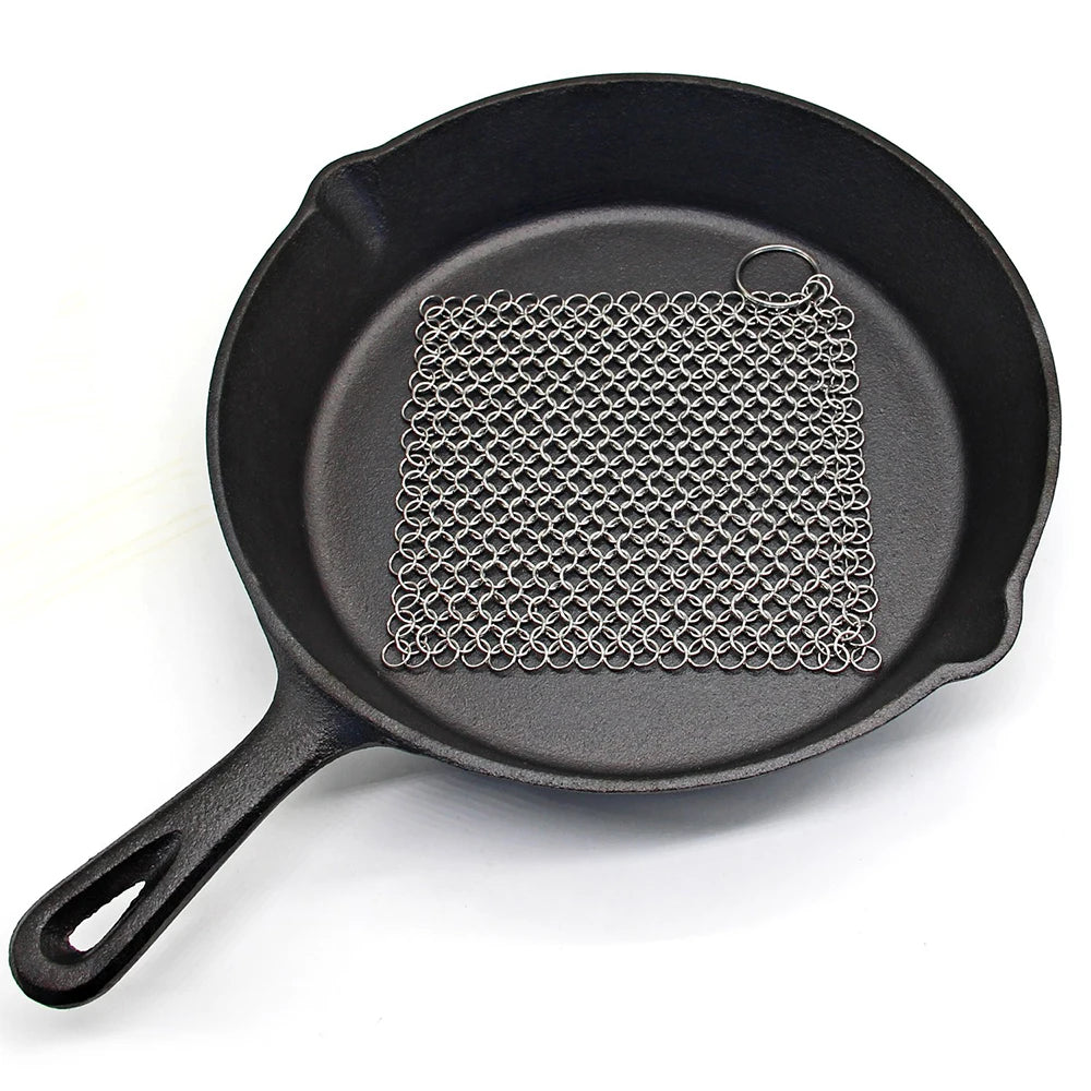 Rust-Free Cast Iron Scrubber Kit