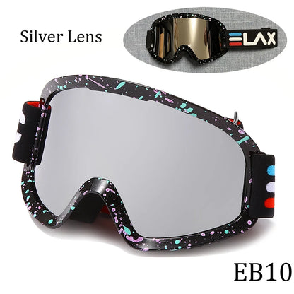 Double Layer Anti-Fog Ski Goggles for Clear Outdoor Vision