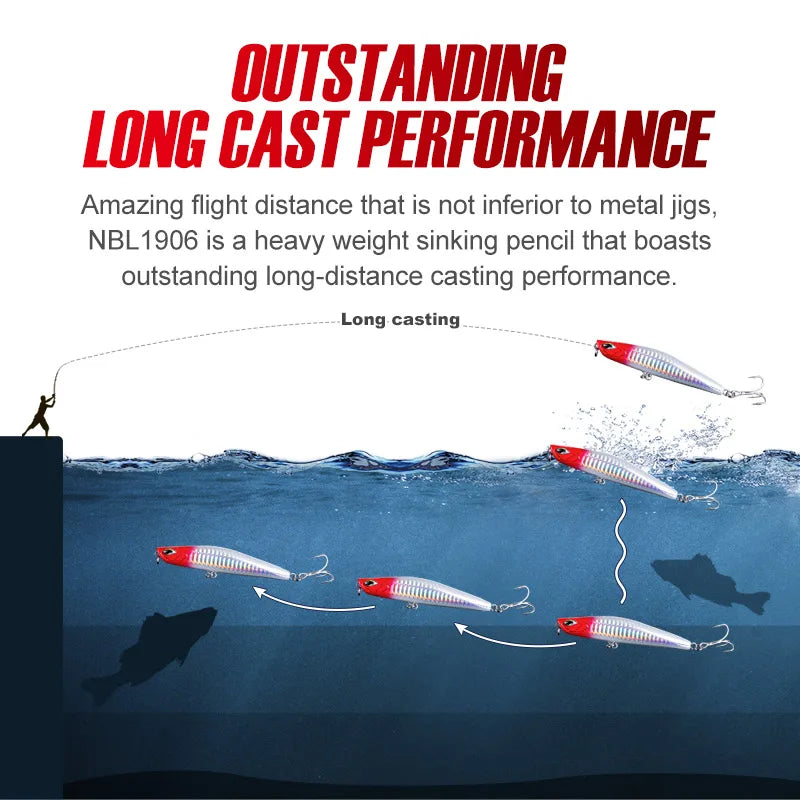 Precision Sinking Fishing Lures for Bass Fishing