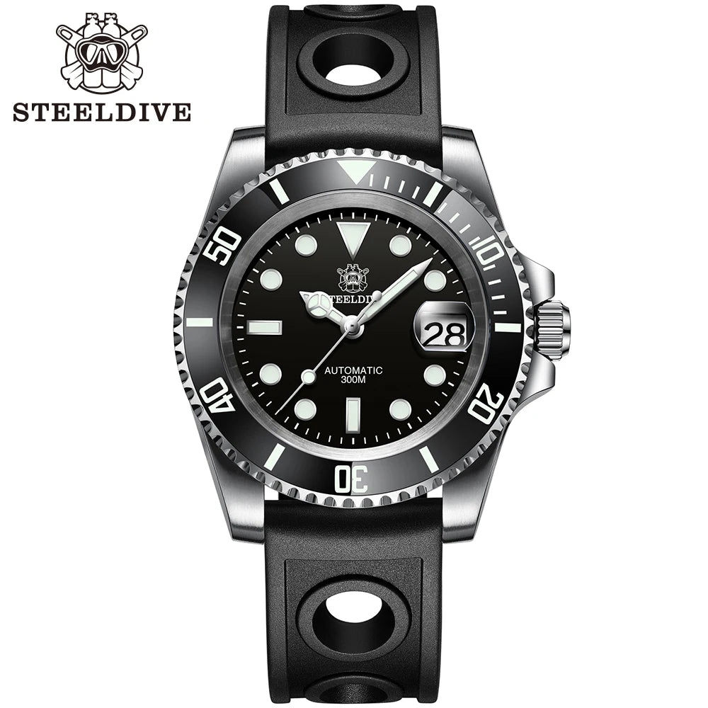 HookUpCo. 30ATM Men's Dive Watch