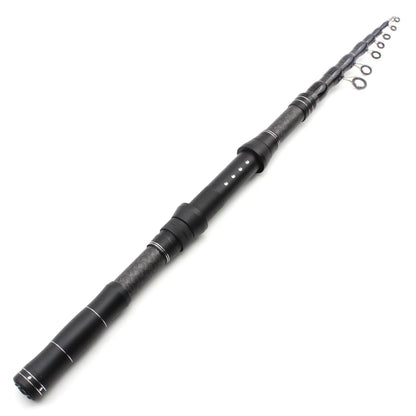 Telescopic Carbon Fishing Rod 1.8m-3.0m Travel Tackle