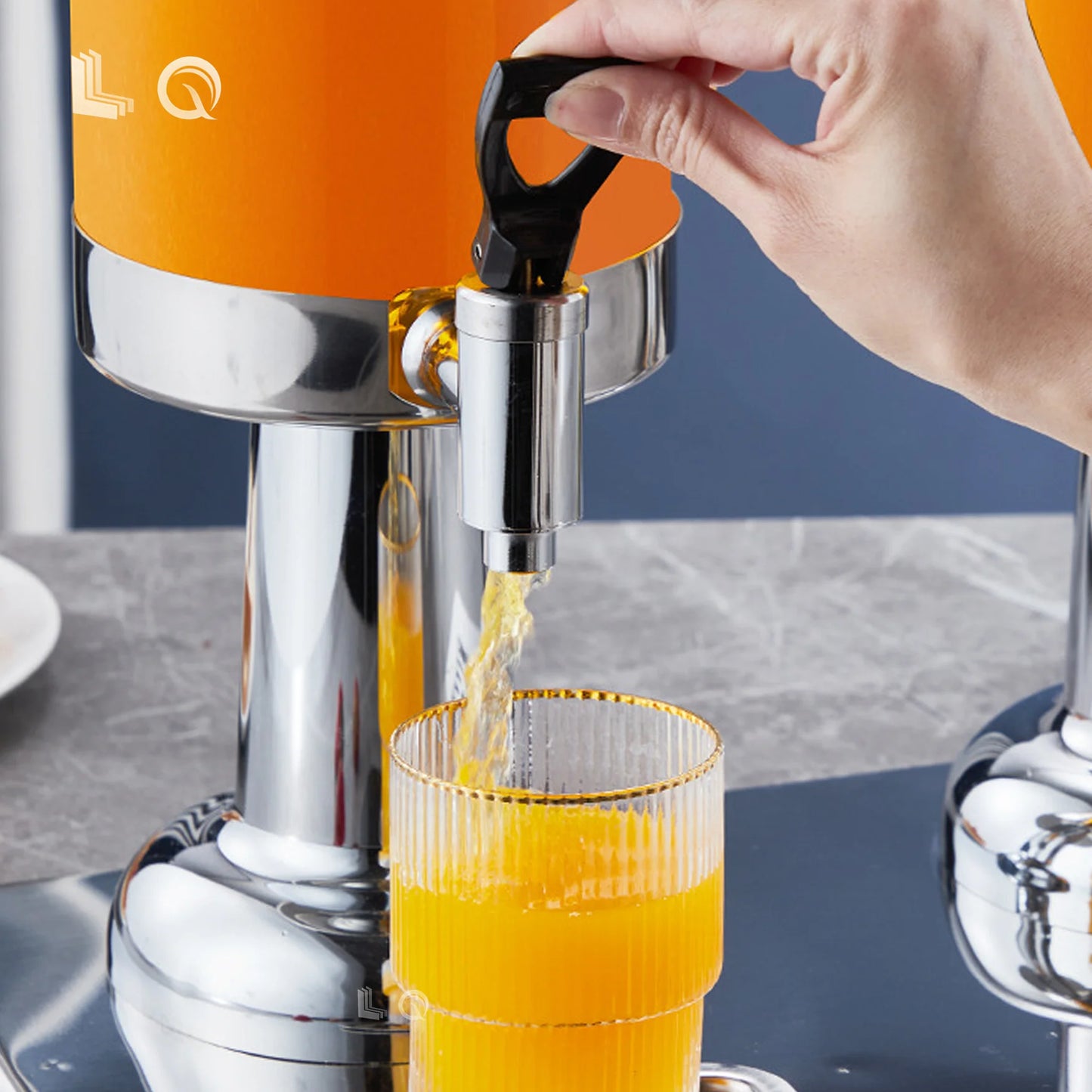 HookUpCo. Luxury Stainless Steel Beverage Dispenser
