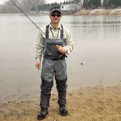 Breathable Waterproof Fishing Waders for All Sizes